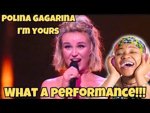 Polina Gagarina - I'm Yours - Полина Гагарина Я твоя (Live at Мегаспорт) REACTION