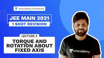 Torque & Rotation About Fixed Axis | ONE SHOT Revision | JEE 2021 | Kailash Sharma | Unacademy