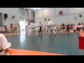 Sergio bahnje vs mario pealoza semifinal torneo pampeano kumite idividual karate shotokan aes