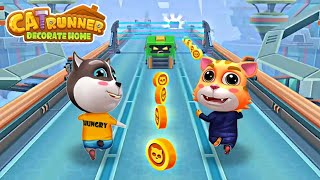 Cat Runner gameplay new challenge Run , jump and collect gold couns 😎 screenshot 4