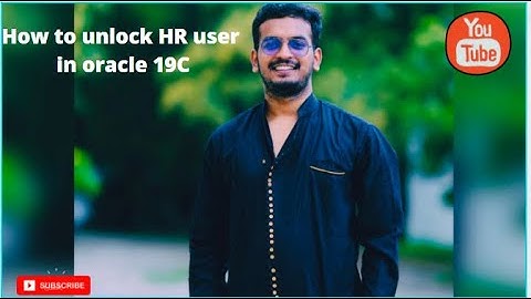 Oracle 19c:HOW TO UNLOCK HR USER in Oracle Database  19c by Sriguttula