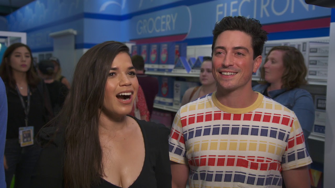 Ben Feldman and America Ferrera of Superstore attend the