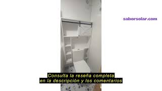 Reseña del COSTWAY Armario de Almacenamiento sobre el Inodoro WC, Estante de Baño con Puerta Correde
