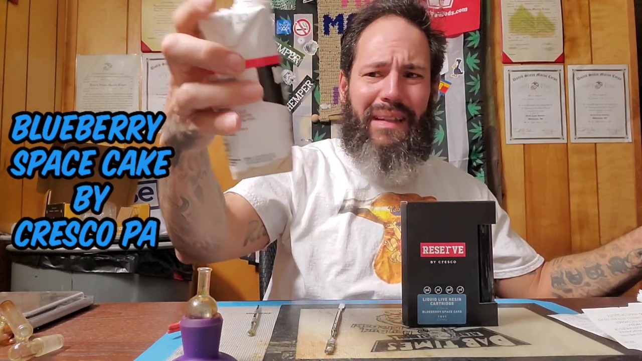 BLUEBERRY SPACE CAKE LLR CARTRIDGE BY CRESCO PA