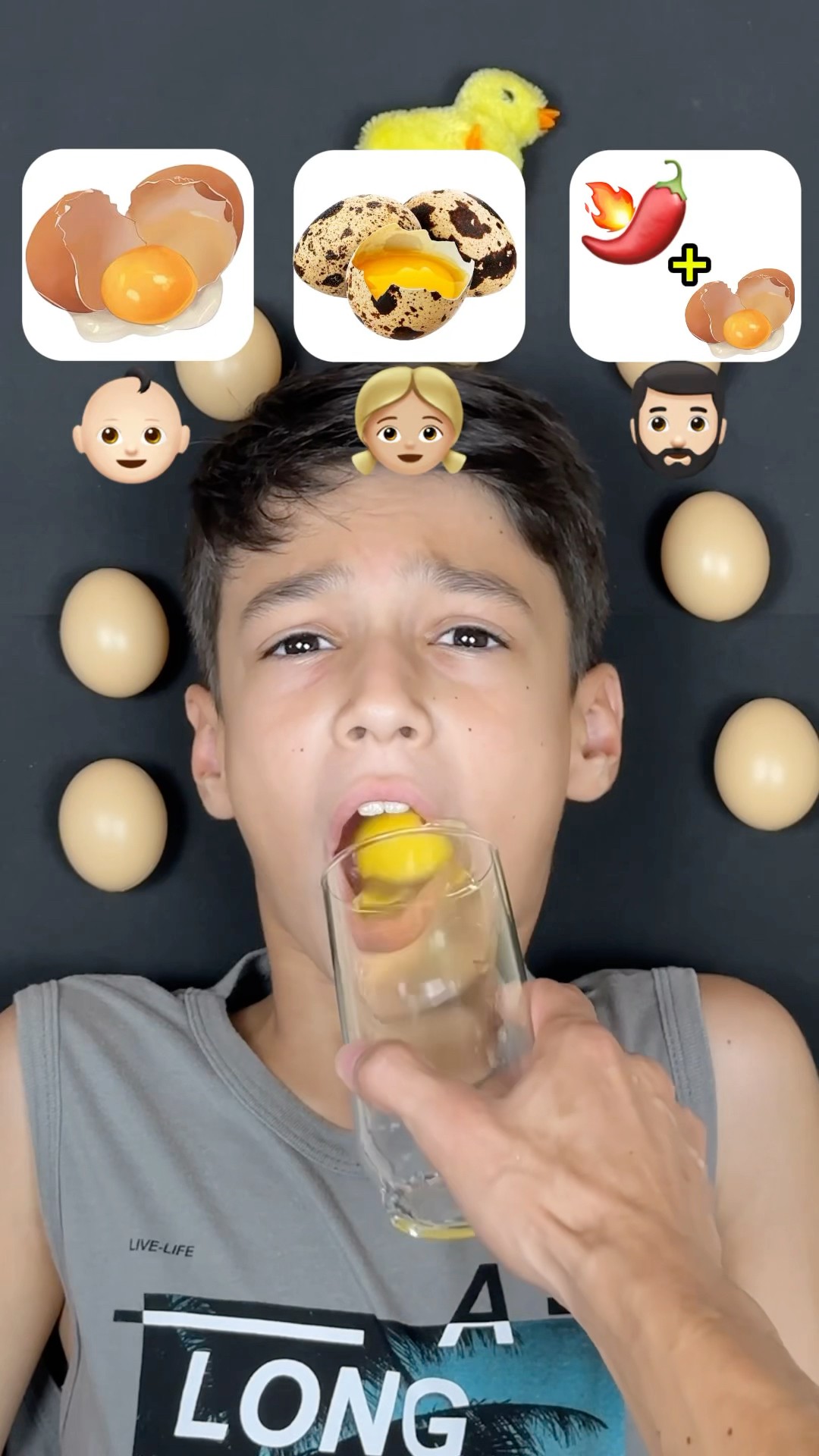 Quem vai comer o pior ovo?!? #shorts #challenge
