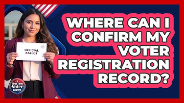 Where Can I Confirm My Voter Registration Record?