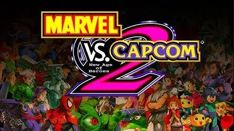 Marvel Vs  Capcom 2 (PS2) Part 1,Default Difficulty Arcade Mode Playthrough
