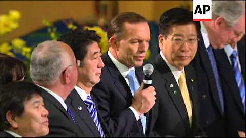 Shinzo Abe and Tony Abbott ended event-packed day ...