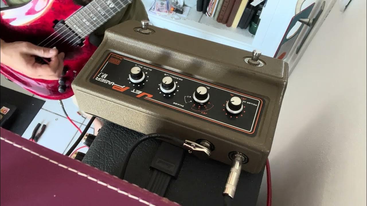 Test de la pédale JET PHASER ROLAND AP7 YouTube