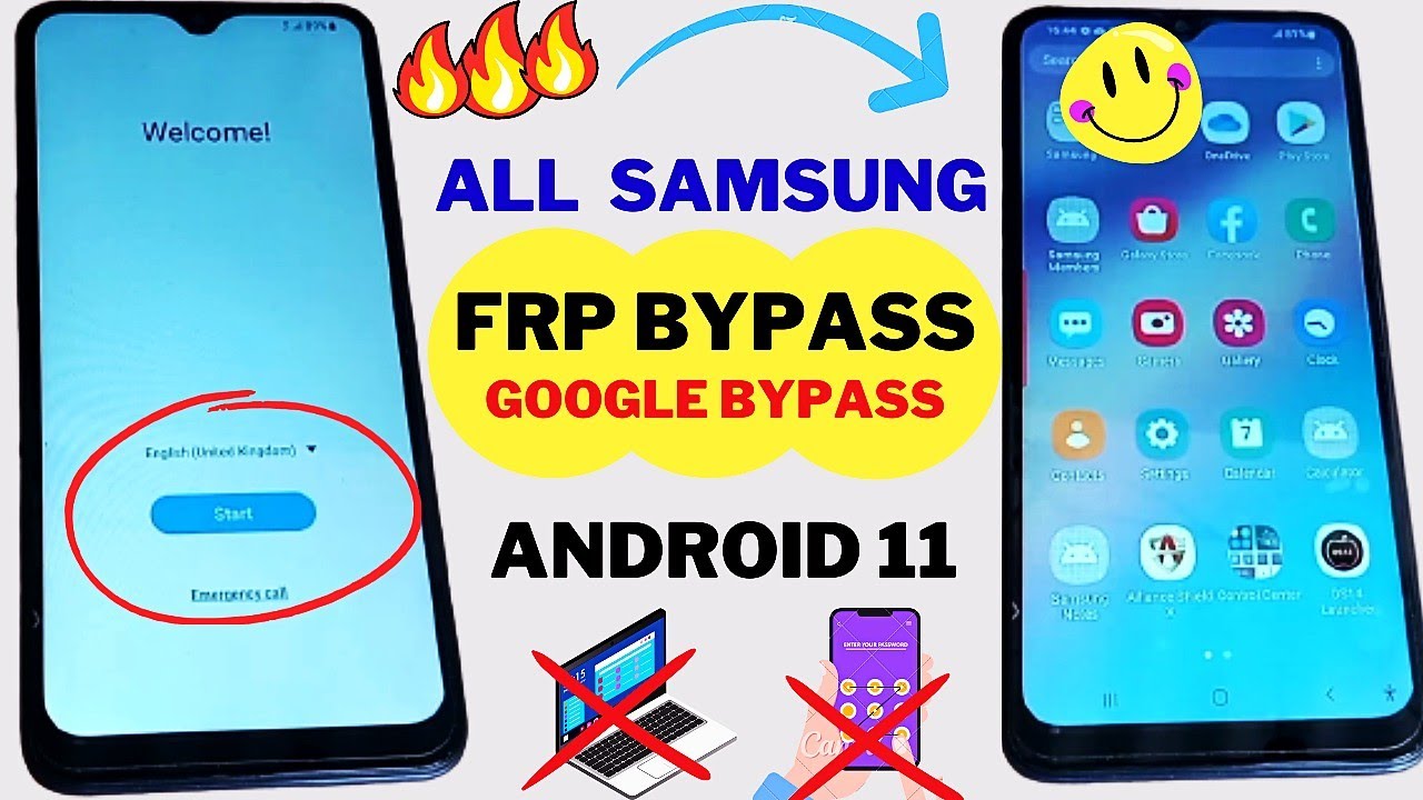 One Click Samsung Frp Bypass Tool  All samsung A10s,A20s,A30,A51,A12,A32  Frp Unlock Android 11/13 