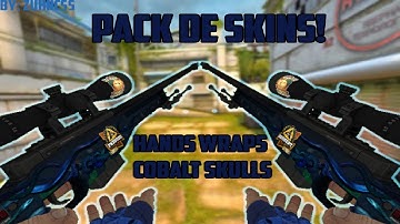 PACK DE SKINS CS:SOURCE INVENTORY WRAPS COBALT SKULLS HAND CT (v90)
