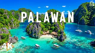 Palawan Summer 4K 🌊 Turquoise Lagoons & Hidden Beaches – Philippines Tropical Paradise | Video 4K