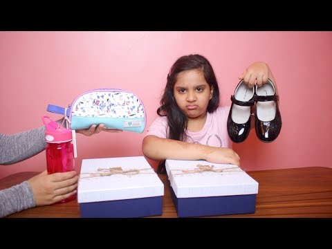 تحدي صندوق الغامض بأغراض المدرسة Mystery Box Of Back To School Switch Up Challenge