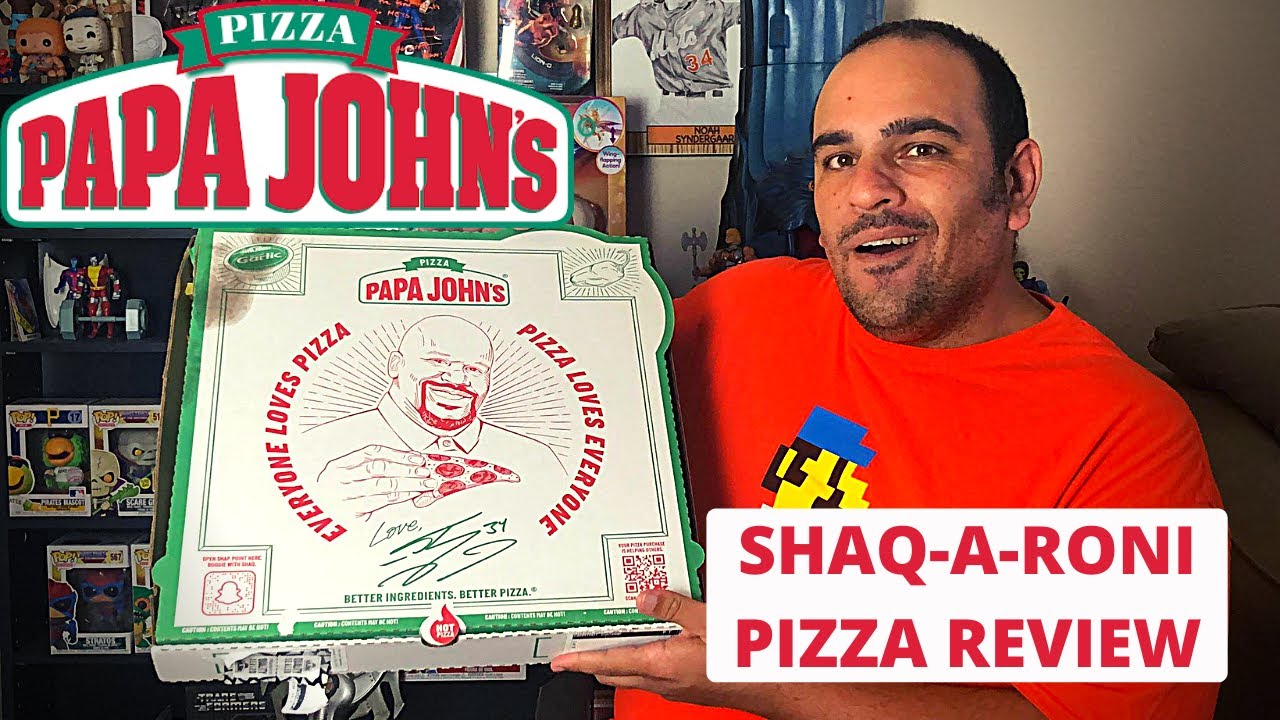 Papa John's Shaq-a-Roni Pizza (Review) - Food Rankers