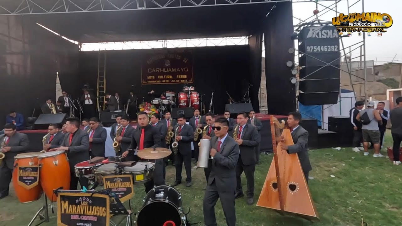 ORQUESTA MARAVILLOSOS DEL CENTRO / PRIMICIAS 2023 /ANIVERSARIO CHUTOS AMOROSOS DE CARHUAMAYO /