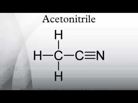 Video: Wat voor soort oplosmiddel is acetonitril?