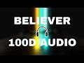 Imaginedragonsbeliever 100d audiowear headphones