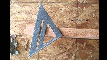 How To Figure The Angle Of A Stairway - Construction
