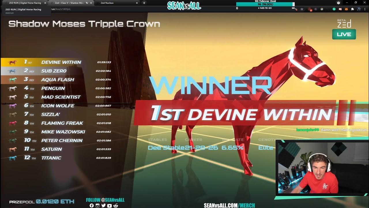 ZED RUN NFT Digital Horse Racing YouTube