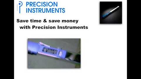Precision Instruments click wrench demonstration