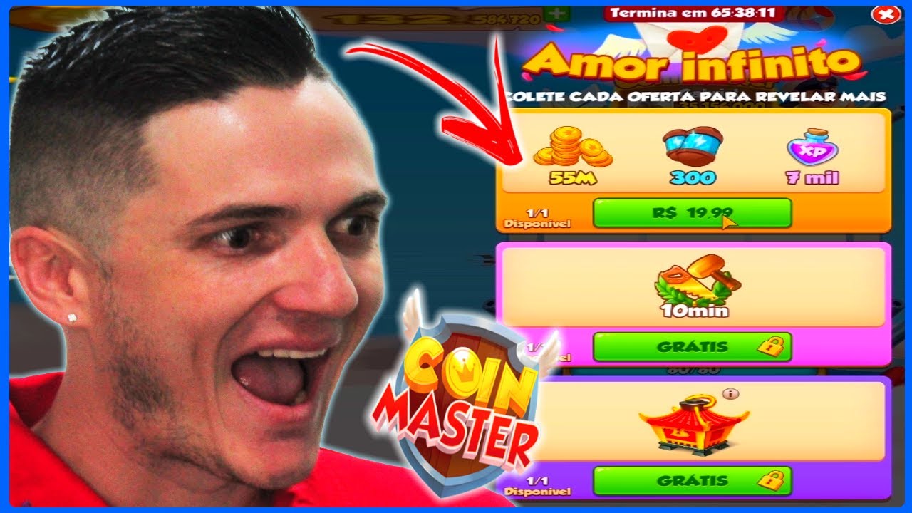 contin PERDI TODOS MEUS GIROS NO @CoinMasterOfficial + TIVE UMA SURPRESA  