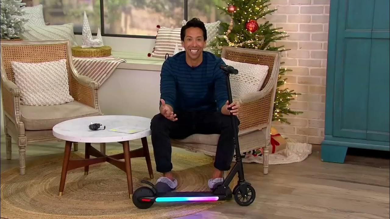 Jetson Omega LightUp LED Folding Electric Scooter on QVC YouTube