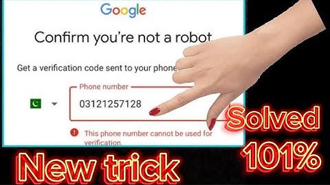 Dit telefoonnummer kan niet worden gebruikt voor verificatie | Probleem met Gmail-nummerverificat...