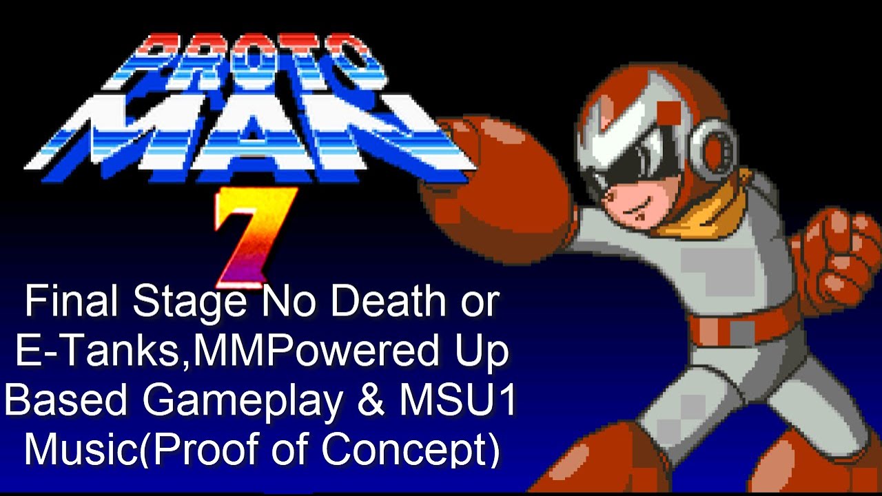Protoman Death Megaman 7 - Protoman MMPowered Up ver. - Final STG No Death ...