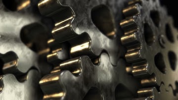 ID#14 -  3d metal logo intro animation