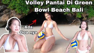 Volley Pantai Di Green Bowl Beach Pantai Terkecil Di Bali