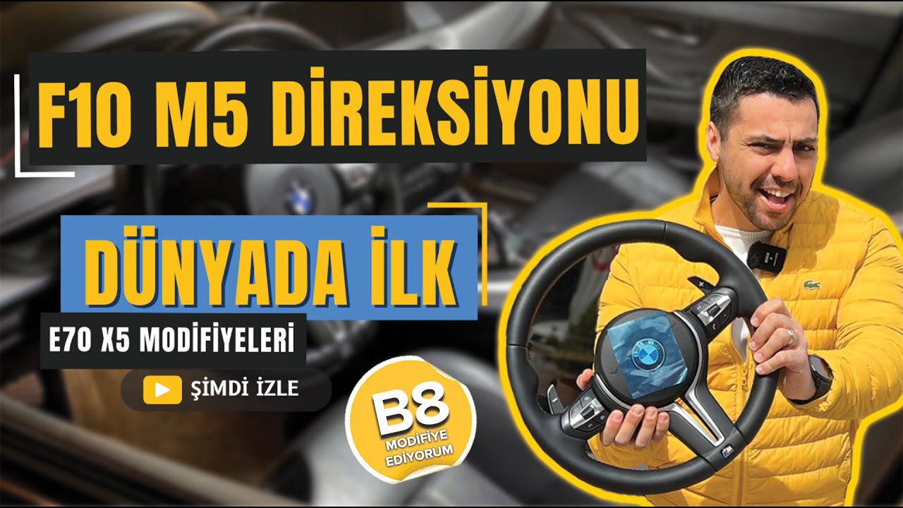 BMW X5 E70'e F10 M5 DİREKSİYONU | DÜNYA' da İLK | E60 M5 VİTES MODİFİYESİ
