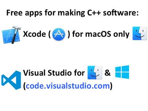 Free apps for making C++ software - YouTube