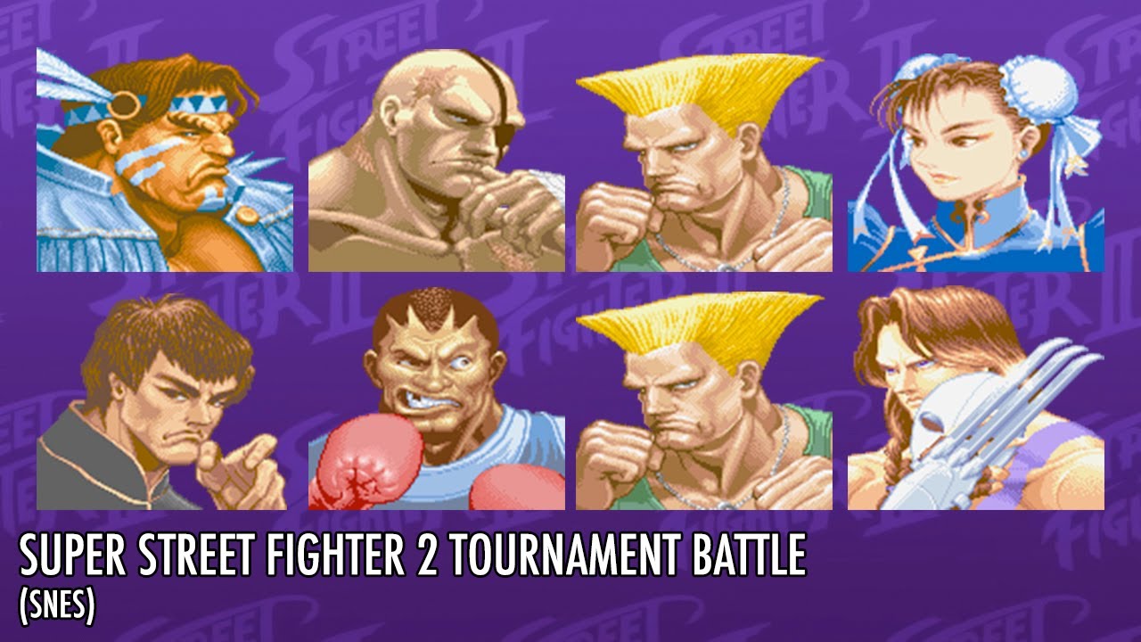 SUPER STREET FIGHTER 2 THE NEW CHALLENGERS TOURNAMENT BATTLE