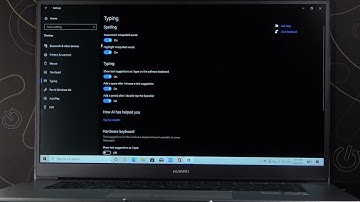 How to Enable / Disable Auto Correction in Huawei MateBook D15? Highlight for Misspelled Words WIN10