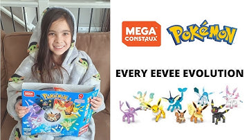 Pokemon Every Eevee Evolution Mega Construx