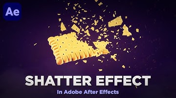 "Adobe After Effects: Shatter Effect Tutorial - Break Objects into Stunning Particles! in Hindi"