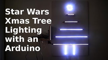 DIY Making a Christmas Tree w/ an Arduino - Star Wars Lighting Pattern