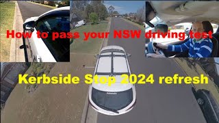 065 How To Pass NSW Driving Test Kerbside Stop Manoeuvre 2024 refresh