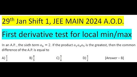 In an A.P. , the sixth term a_6=2. If the product a_1 a_4 a_5 is the greatest, then the common