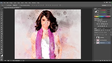 Photoshop Tutorial: Watercolor Photoshop Action tutorial