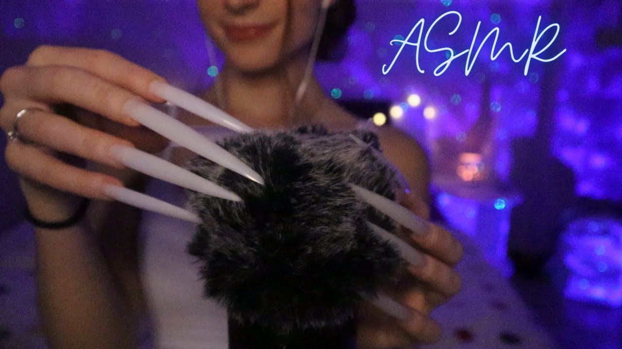 Asmr Intense Brain Massage W Extreme Long Nails Fluffy Mic