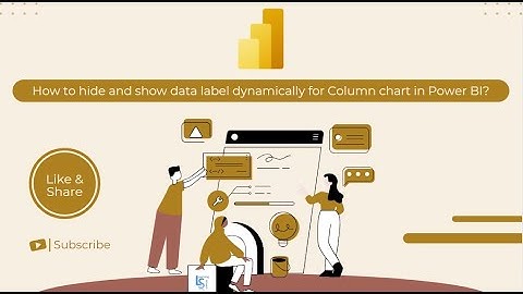 How to hide and show data label dynamically for Column chart in Power BI?