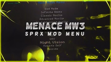 ⚠️[MW3/PS3/SPRX] Free SPRX Mod Menu I Menace Cracked I Free Download!⚠️