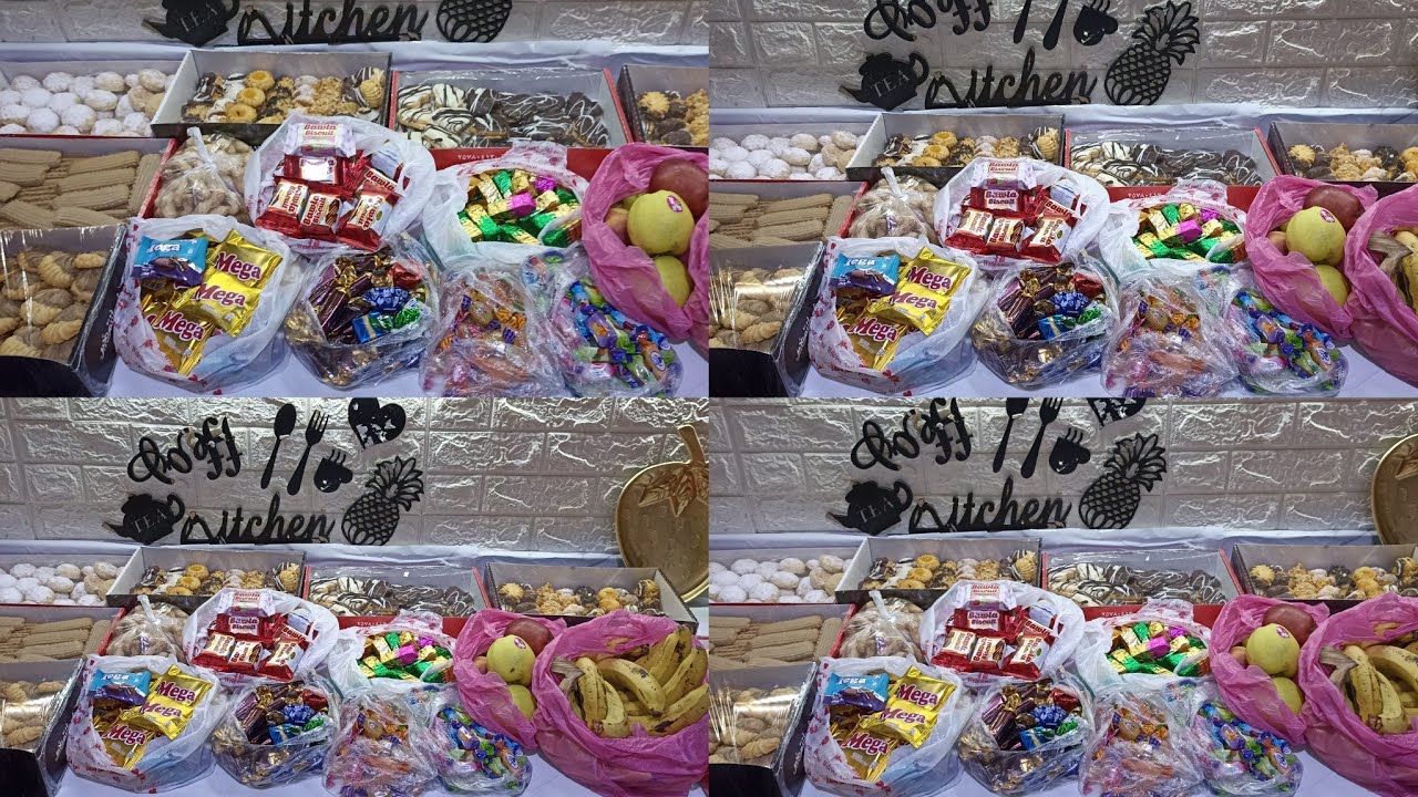 مشتريات يوم الوقفة 🥳كحك وبسكوت وبيتيفور وسابلية وشكولاتة وحاجات حلوة كتير للعيد 2025