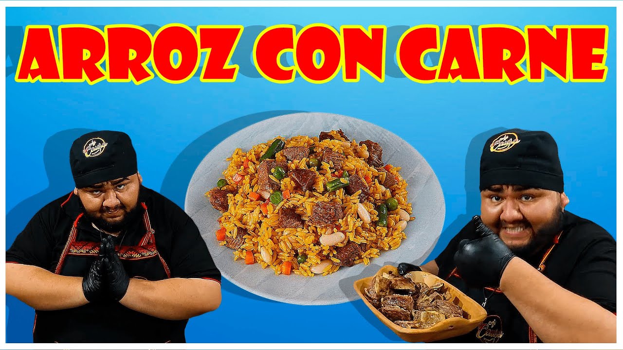 ARROZ CON CARNE 👨‍🍳 🥩 - YouTube