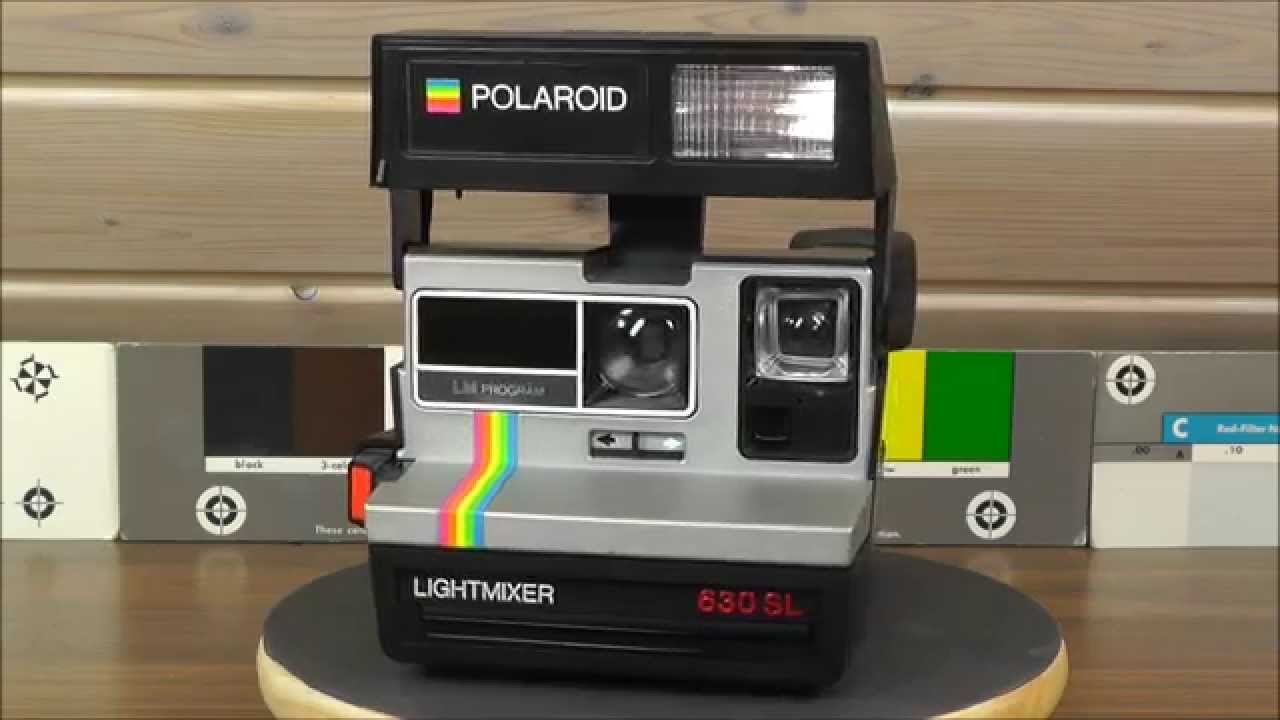 Polaroid Land Camera LM Program Lightmixer 630 SL - YouTube