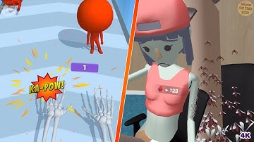 Plaster Run vs Moshquito! ​- All Levels Gameplay iOS,Android (part 4)