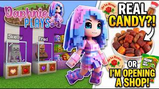 Building a VIP Candy Store in Minecraft (And Opening a REAL One!)