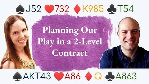 Planning Our Play in a 2-level Contract - with Marla Lawson