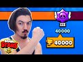 40.000 KUPA OLDUM! (DÜNYA SIRALAMASINA GİRDİM) Brawl Stars